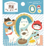 Furukawashiko Washi Paper Watashi Biyori Stickers - Cats