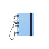 Delfonics Rollbahn Spiral Bound Grid Micro Keyring Notebook