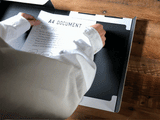 Himojimoji Worker's A4 Wide Document Box