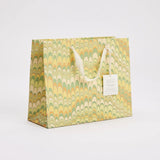 Medium Hand Marbled Celebration Gift Bags - Bouquet Design