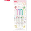Zebra Mildliner Highlighter 3 O'Clock Snacks Pack of 5