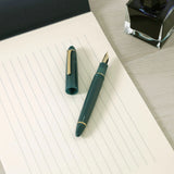 Sailor 1911 Casual L Gold Trim Fountain Pen - Green