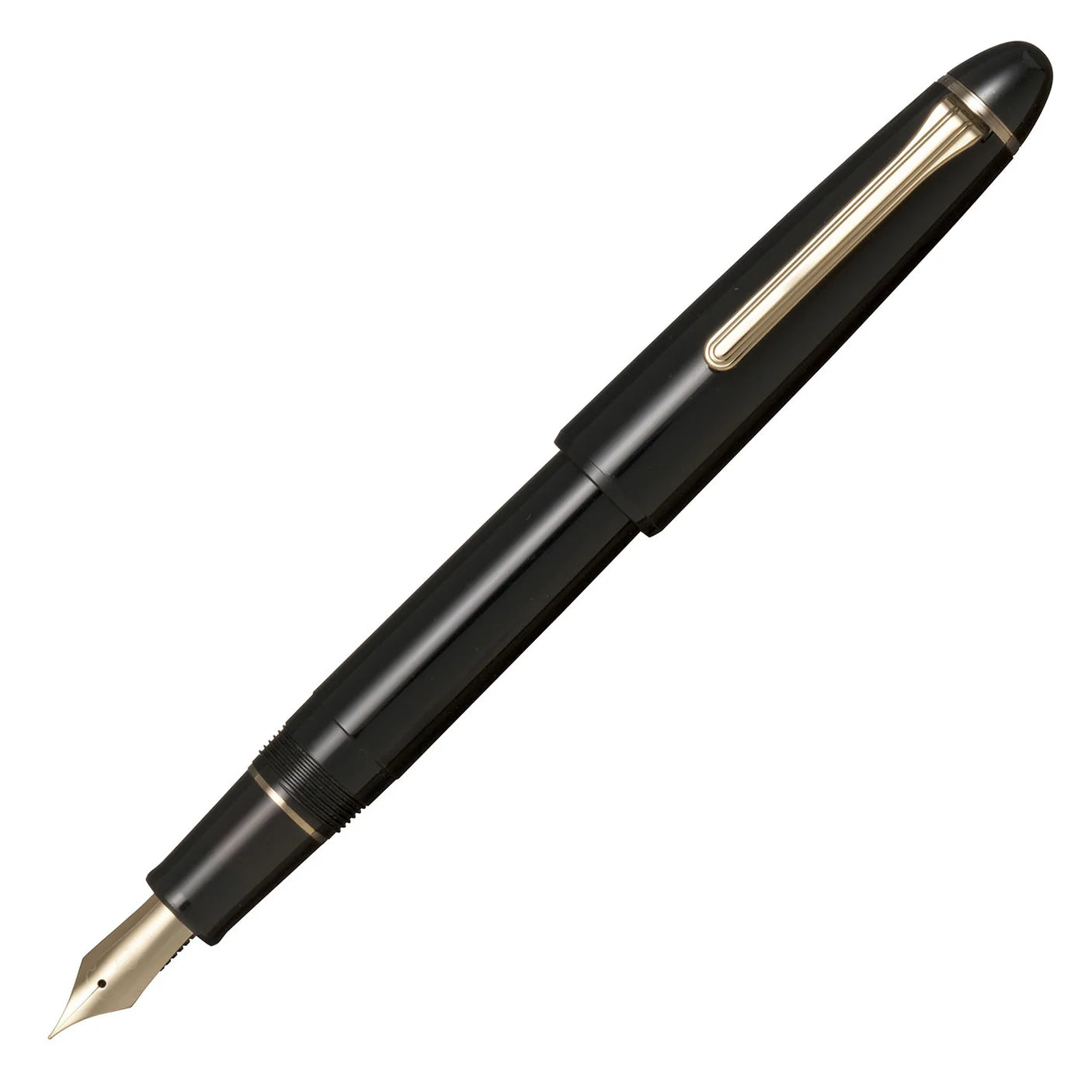 Sailor 1911 Casual L Gold Trim Fountain Pen - Black, $106.70
