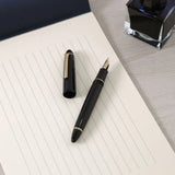 Sailor 1911 Casual L Gold Trim Fountain Pen - Black