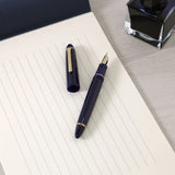 Sailor 1911 Casual L Gold Trim Fountain Pen - Blue