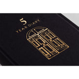 Midori 5 Year Diary Black