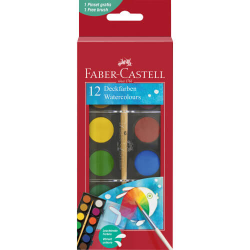 Faber-Castell  Case of 12 Watercolours