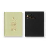 Midori 5 Year Diary Gate Mini Light Green