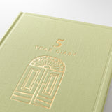 Midori 5 Year Diary Gate Mini Light Green