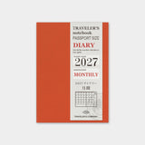 TRAVELER'S Notebook Passport Refill: 2027 Monthly Diary