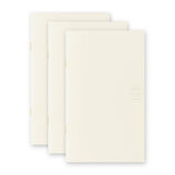 Midori MD Paper B6 Slim Lined Notebook Light - Pack of 3