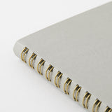Midori A5 Dot Grid Colour Wirebound Notebook Grey