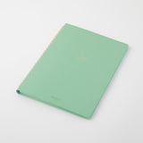 Midori A5 Dot Grid Colour Wirebound Notebook Green