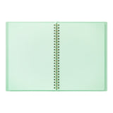 Midori A5 Dot Grid Colour Wirebound Notebook Green