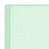 Midori A5 Dot Grid Colour Wirebound Notebook Green
