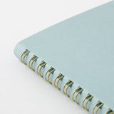 Midori A5 Dot Grid Wirebound Notebook Blue