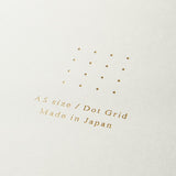 Midori A5 Dot Grid Paper Memo Pad White