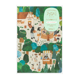 Midori Yuru Log Notebook - B6 - Forest Animal