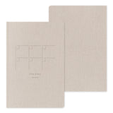 Midori Yuru Log Notebook - B6 - Monthly Free Diary