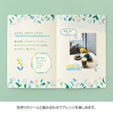 Midori Yuru Log Notebook - B6 - Floral