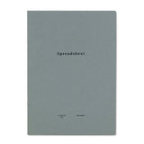 Laconic Style Notebook - A5 - Spreadsheet