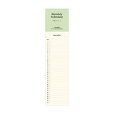 Laconic Monthly Planner set of Bookmarks