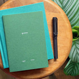 Laconic Style Notebook - B6 - Green Gardening Journal