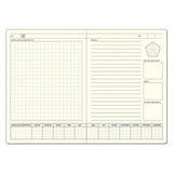 Laconic Style Notebook - B6 - Green Gardening Journal