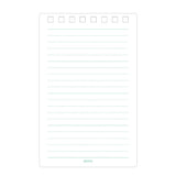 Midori Diamond Medium Memo Book - Lined - Red