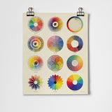Colour Wheel Collection Fine Art Print A3