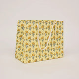 Hand Block Printed Medium Gift Bag - Sunshine