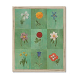 Green Festival of Flowers Fine Art Print A3