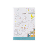 Midori Mini Pocket Monthly Diary - Dog 2027