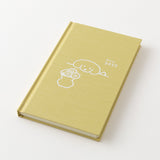 Midori Book Style B6 2027 Diary - Dog - Yellow