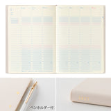 Midori Gradation Day Length B6 Ivory 2027 Weekly Diary