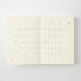 MD Paper Diary A7 2027 Monthly Block & Memo
