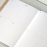 Octagon Design Undated Weekly Planner Kraft