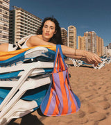 Notabag 2 in 1 Tote & Backpack - Royal Stripes