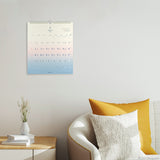 Midori 2026 Colour Gradient Wall Calendar