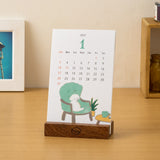 Midori 2027 Dog Desk Stand Calendar