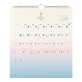 Midori 2027 Colour Gradient Wall Calendar