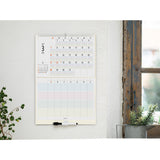 Midori 2027 Family Wall Calendar with Whiteboard