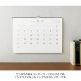 Midori 2027 Hanger Wall Calendar