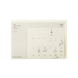 MD Paper 2027 Folded Wall Calendar A4