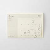 MD Paper 2027 Folded Wall Calendar A4