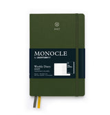 Monocle B6+ Hardcover Linen 2027 Weekly Planner and Notebook