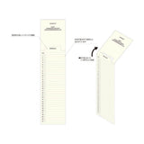 Laconic Monthly Planner set of Bookmarks