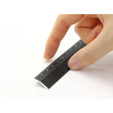 Midori Aluminium Ruler 15cm - Black