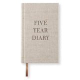 PaperStyle Pocket Hardback Linen Bound Five Year Diary