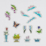 iyo okumi: Transparent Embroidery Sticker Set